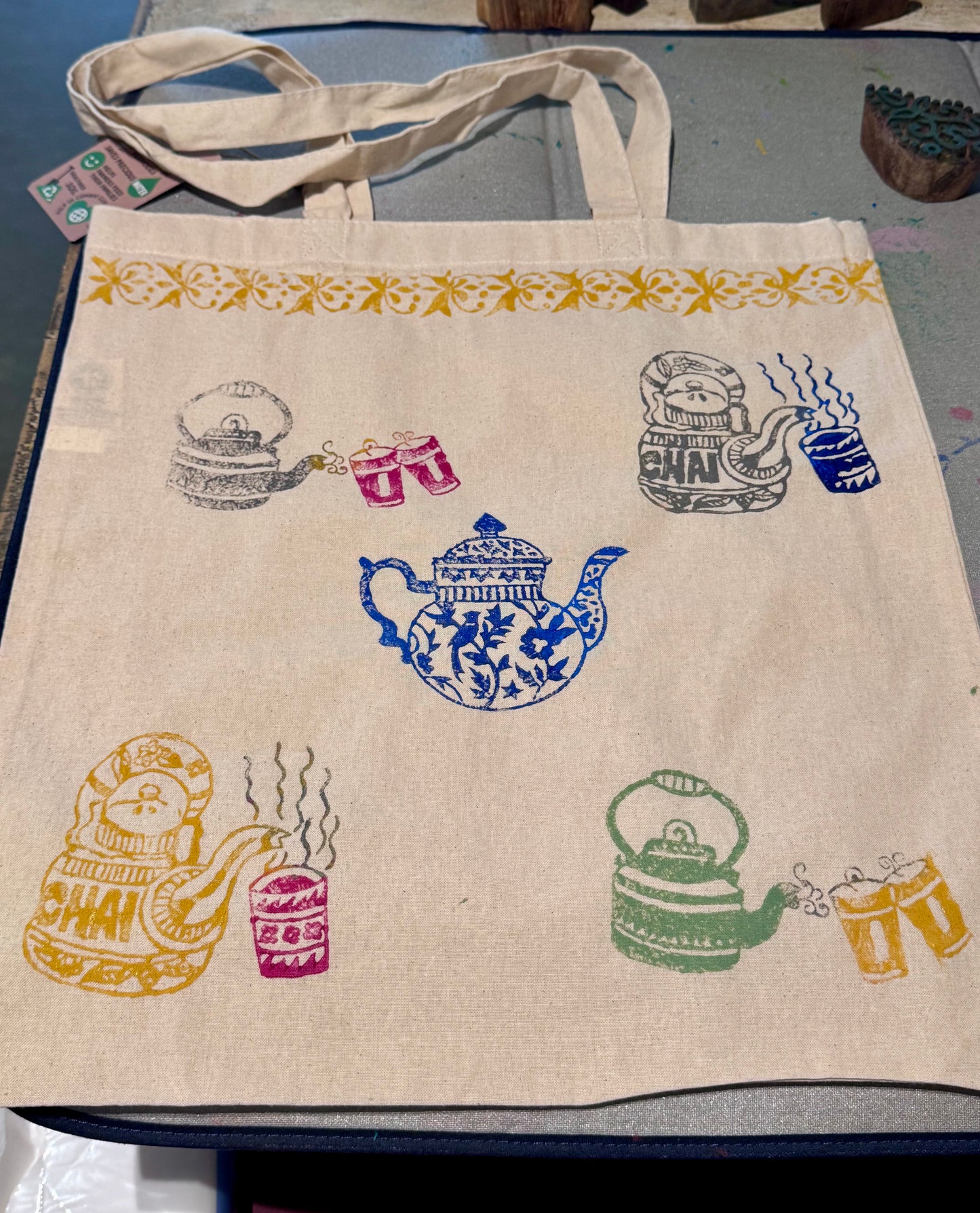 Collab with Alfred Works Digbeth: Indian Block printing Workshop Monday 13th July 7PM - 9.30PM